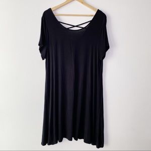 Mossimo Black Midi Dress Size XXL